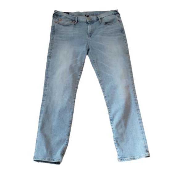 True Religion Cora mid rise straight crop jeans - Picture 1 of 10